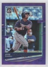 2020 Panini Donruss Optic FOTL Purple Pandora Prizm 70/99 Jose Ramirez #158 1b8