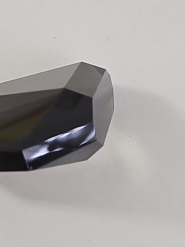 Vintage ~Moser? Riedel? ~ Art Glass ~ Art Deco ~ Geometric Decanter ~ Smoke/Grey - Picture 9 of 19