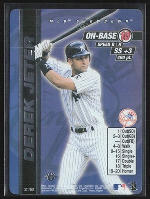 Derek Jeter 2000 MLB Showdown 1st Edition B #301 New York Yankees