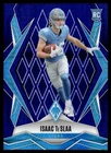 2025 Panini Phoenix Football Blue Hyper Isaac TeSlaa #189