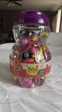B Toys Pop Arty Snap Beads Kids Jewelry Craft Kit Reusable Jar