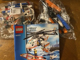 60013 LEGO City Coast Guard Helicopter Open Box Sealed Bags! Quick Shipping!