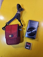 Canon PowerShot ELPH 130 IS 16.0MP Digital Camera Bundle - Tested Working