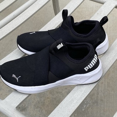 Puma Ladies' Chroma Slip-On shoe is a lightweight athletic trainer Mesh 7.5