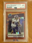 2020 Panini Donruss Optic JUSTIN JEFFERSON Rated Rookie RC Red Hyper Prizm PSA 9