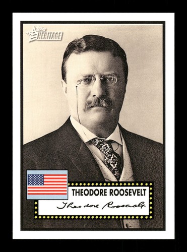 Theodore Roosevelt #AP26 2009 Topps American Heritage Presidents card
