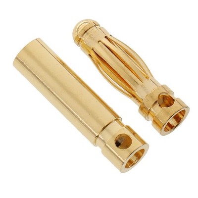 10 Pairs 3,0mm Vergoldete Bananenstecker Stecker DIY RC Batterie ESC Motor