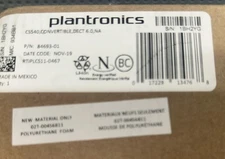 NEW PLANTRONICS Poly CS540 Wireless 6.0 DECT Headset 84693-01 Black