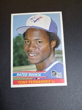 1984 Donruss #32 Tony Fernandez Rookie Card RCNM/ MT or Betrer ⚾. rookie card picture