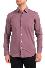 Hugo Boss Men's "Eliott" Multi-Color Regular Fit Long Sleeve Dress Shirt