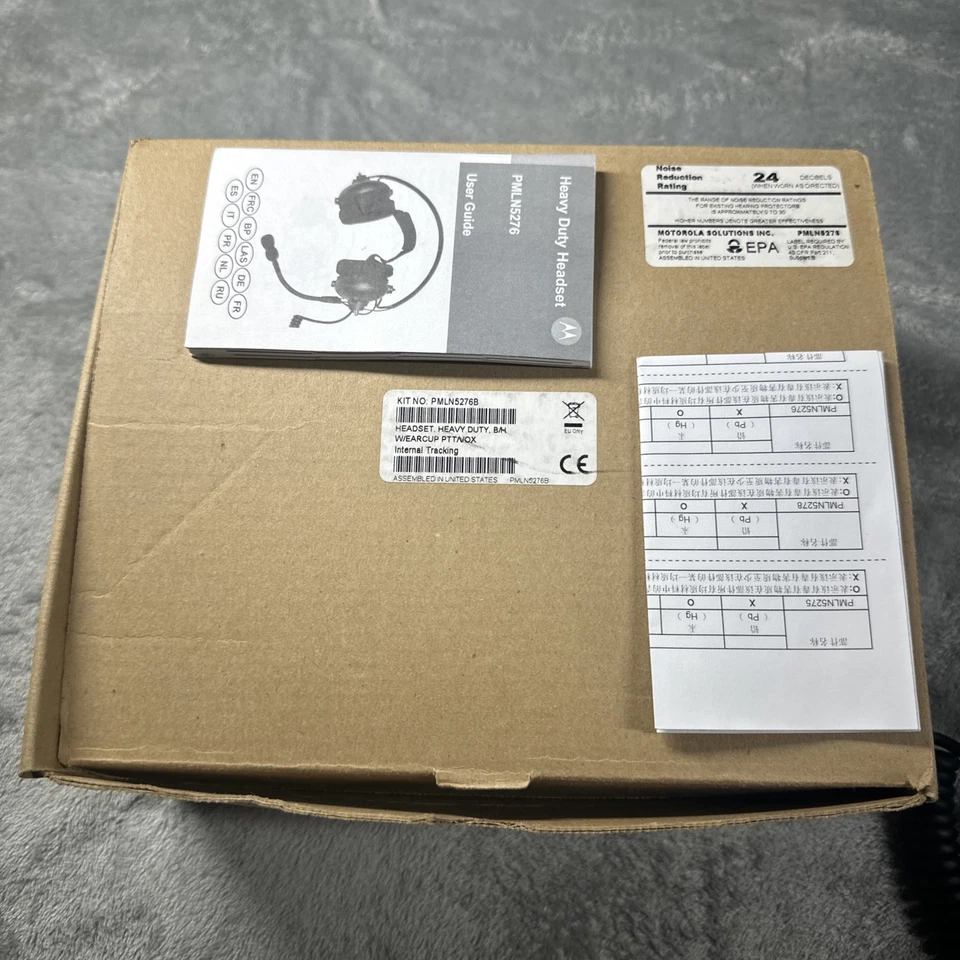 Motorola PMLN5276B Heavy Duty Headset with Noise-Cancelling Boom Microphone - Image 3 of 4