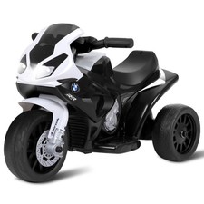 Kids Ride On Motorcycle BMW Licensed 6V Electric 3 Wheels Bicycle w/ Music Black