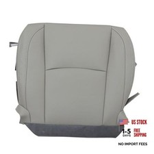 FZJDSD Driver Side Bottom Replacement Leather Seat Cover Compatible with Gray