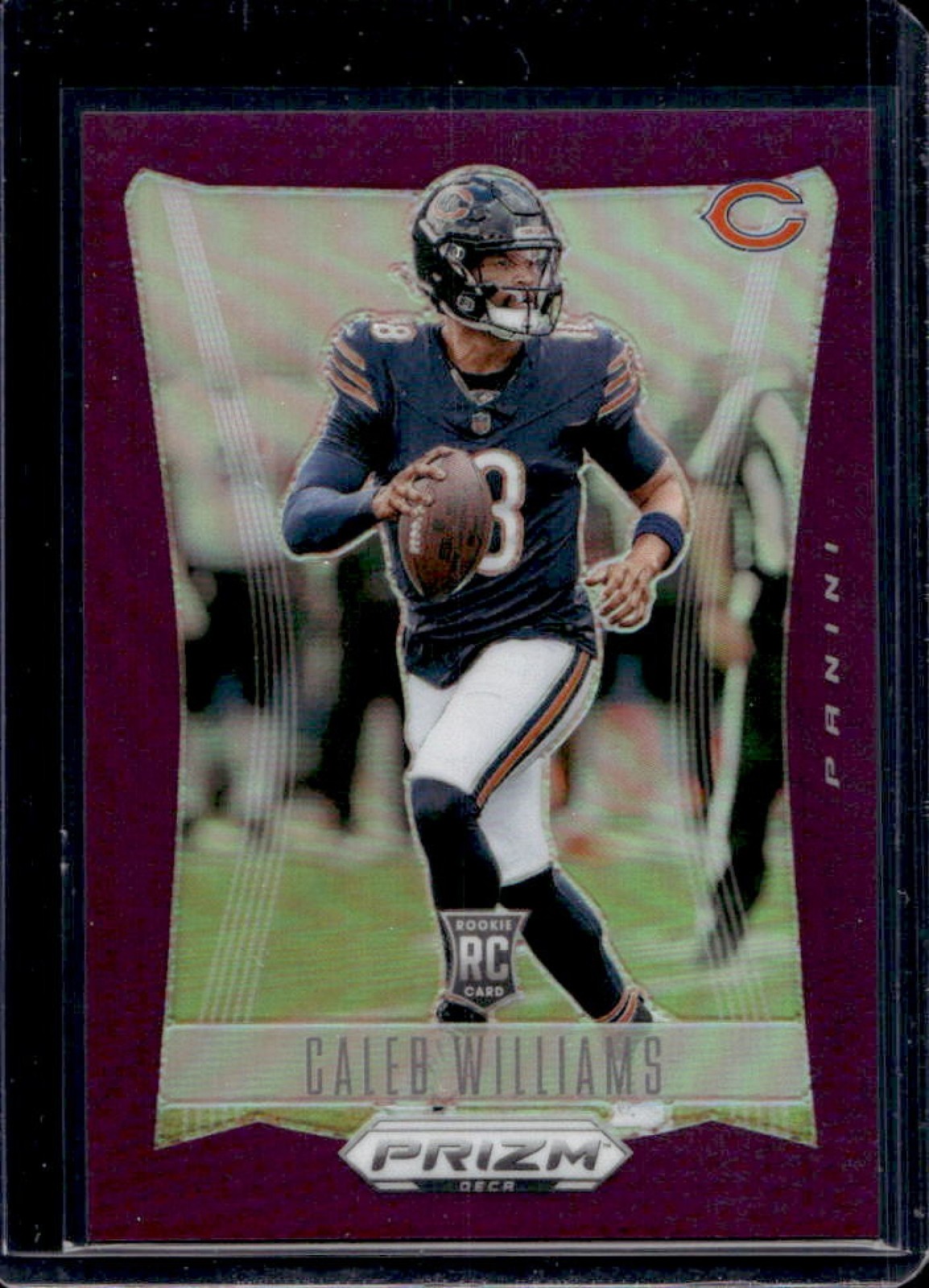 2024 Prizm Deca Caleb Williams RC Purple Rookie #88/99 Bears