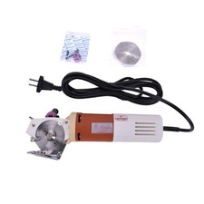 YJ-65 65mm Electric Fabric Cutter - Round Blade Cloth Cutting Machine 110V