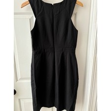 J.Crew Sheath / Column Black Sleeveless Dress Size 8