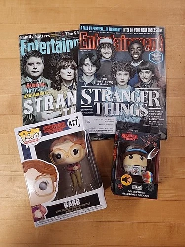Stranger Things Lot Funko Barb 427 Magazines Bitty Boomers Dustin Bluetooth