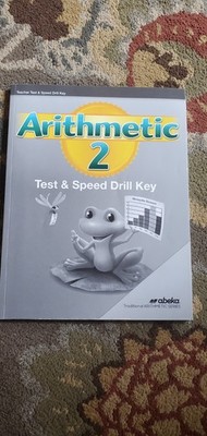 ABEKA ARITHMETIC 2 TEST & SPEED DRILL TEACHER KEY 2nd GRADE HOMESCHOOL BOOK