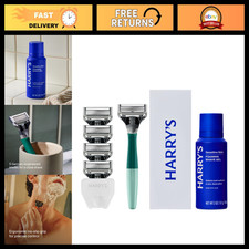 Mens Shaving Kit - Razor Handle, 5 Blade Refi...
