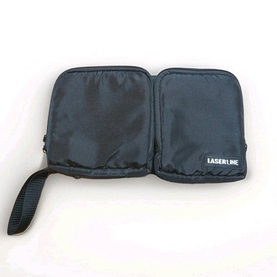 Laserline 24 CD DVD Flip Disc Storage Soft Case Black Portable Organizer