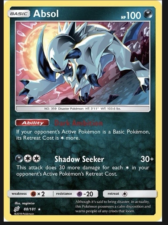 Absol 88/181 - Team Up - NM