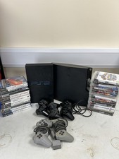 Sony Playstation 2 & PS3 With Loads Of Games Untested Spares Controllers