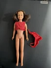 9” Vintage Mattel Barbie Skooter Doll 1960's Original Top, No Bottoms, Kerchief