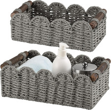Storage Basket Wicker Baskets for Organizing Toilet Paper Storage Basket for Toi