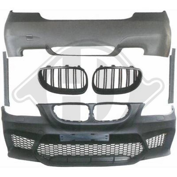 StoßFäNger Diederichs 1224750 Hd Tuning FüR Hinten Vorne-image