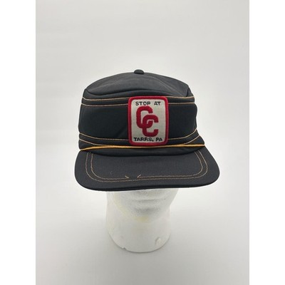 Vintage 70er 80er Zug Schaffner Mütze ''Stop at CC'' USA PA Snapback Engineer Cap