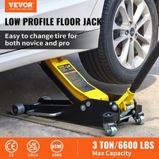 Vevor 3 Ton Low Profile Aluminum Steel Racing Floor Jack Dualpump Lift Car Auto Vevor 3 Ton Low Profile Aluminum Steel Racing Floor Jack Dualpump Lift Car Auto