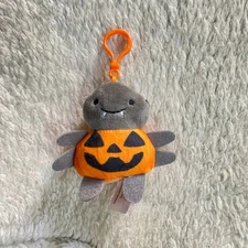 Animal Adventure Costume Critter Grey Bat Keychain – Halloween Clip-On Plush Toy