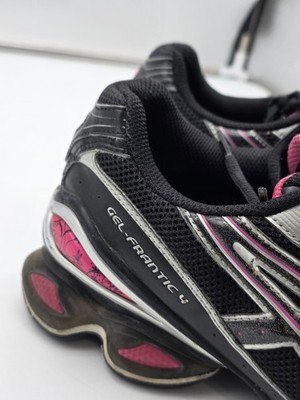 ASICS Shoes Womens Size 10 Black GEL-Frantic 4 Mesh Running