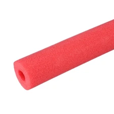1"(25mm)IDx3.3FTx2.56" Pipe Insulation Foam Tube Pool Noodles Red
