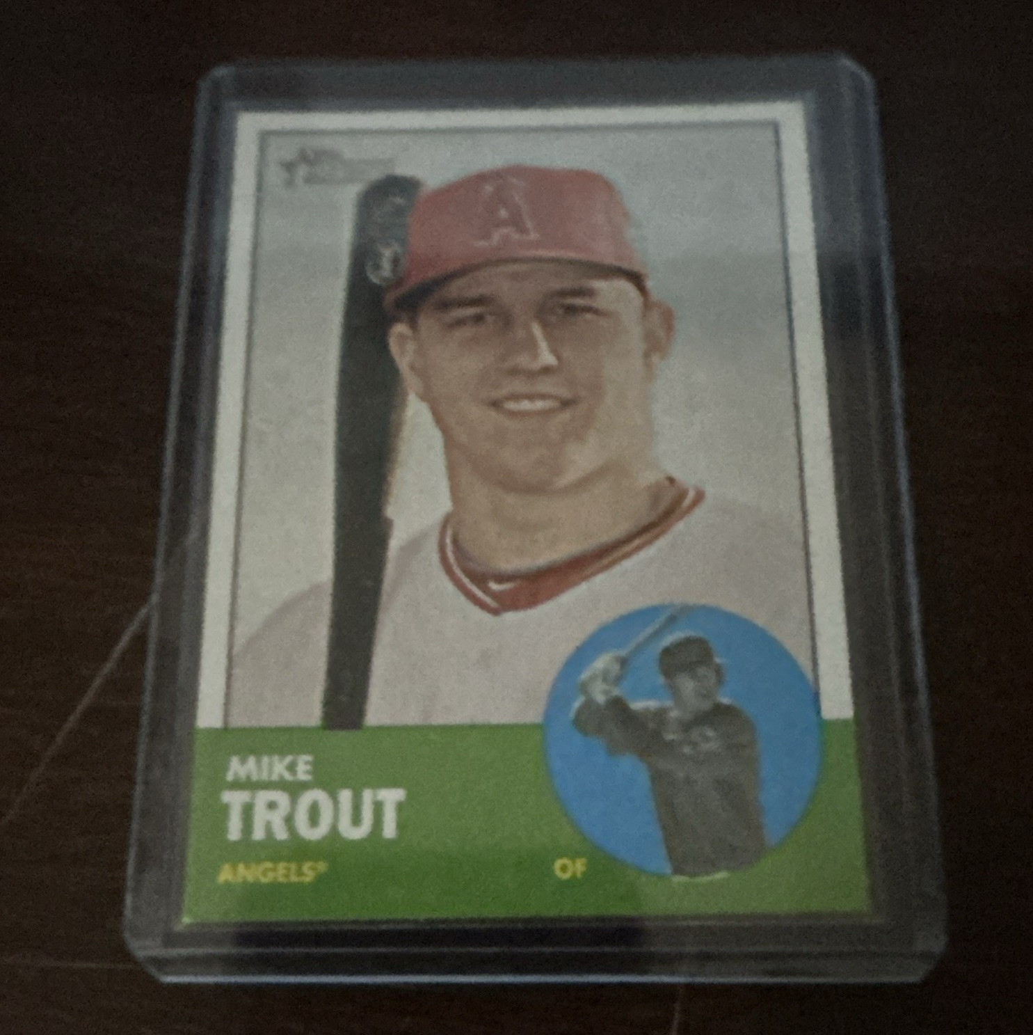 Topps 2012 Topps Heritage Mike Trout Los Angeles Angels Rookie Card #207