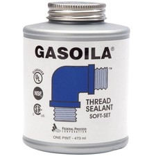 Gasoila Soft-Set Pipe Thread Sealant   Non-Hardening Paste for Metal ...