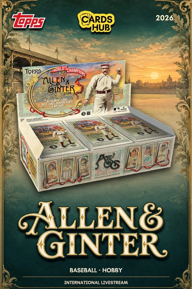 DAY 1! ⚾️ 2026 TOPPS ALLEN & GINTER BASEBALL 2 HOBBY BOX BREAK #1