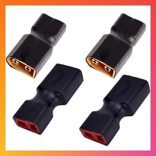 4PCS Male XT60 to Female T Plug Connector Adapter Wires For RC Lipo Battery ESC