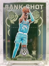 2023-24 Panini Mosaic Bank Shot #14 Brandon Miller Rookie RC Charlotte Hornets