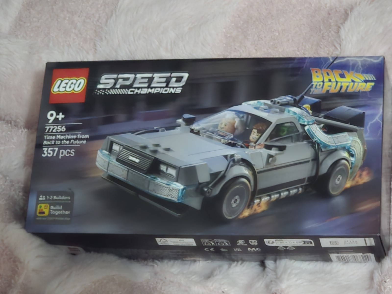 Lego Unisex Orange/Brown Speed Champions Time Machine From Back To The Future 77256 - Image 4