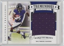 2020 Panini National Treasures Tremendous 89/99 Marquise Brown #TT-MB 15ej