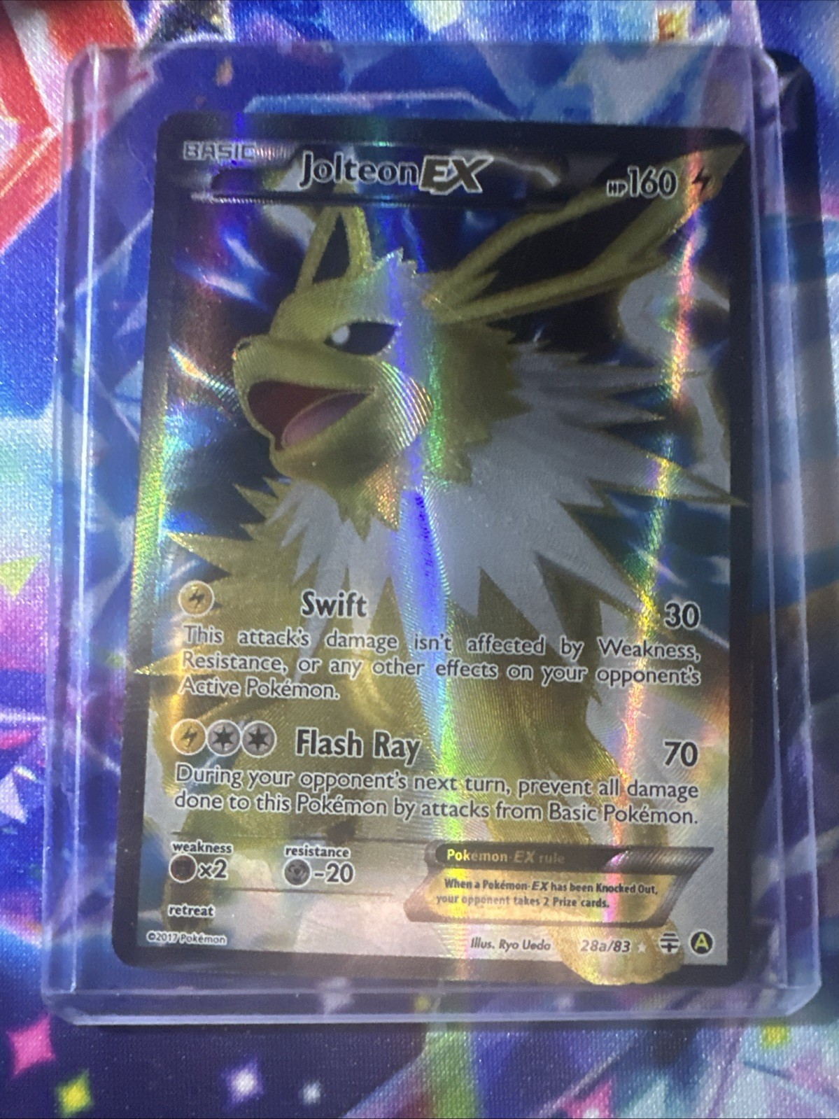Pokémon TCG Jolteon-EX Pokemon Promos 28a/83 Promo NM Holo Full Art