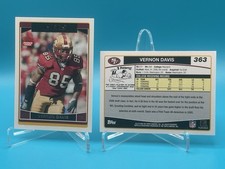 2006 Topps - Vernon Davis San Francisco 49ers Rookie Card #363 (RC). rookie card picture