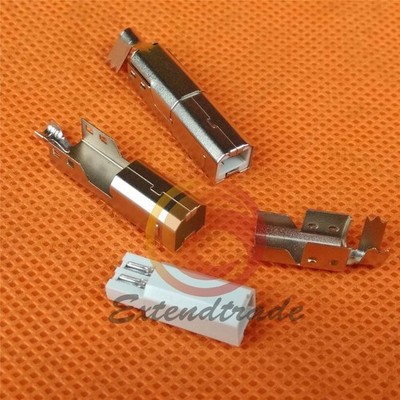 5Pcs USB Type-B Male Three Types Plug Connector New *qq