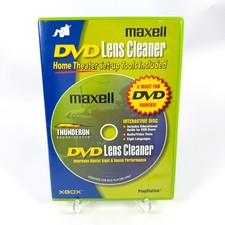 Maxell DVD Lens Cleaner Brush System Disc EUC DVDs Xbox Playstation etc.