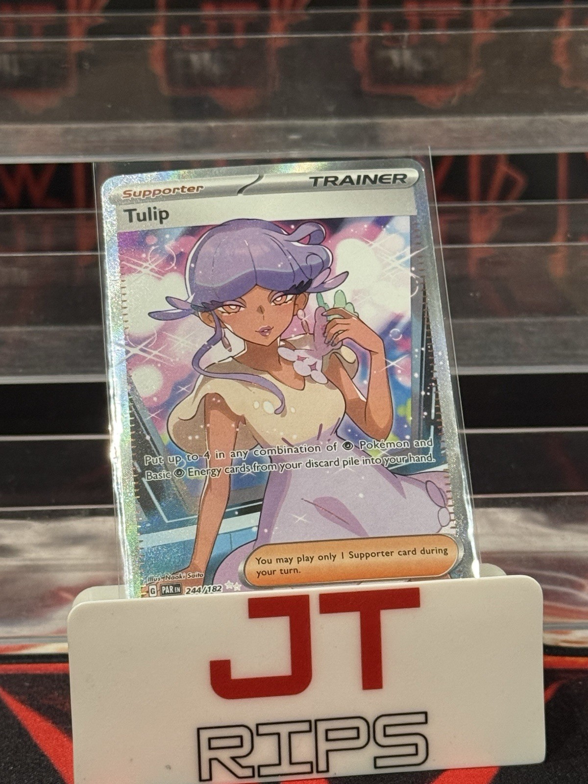 Tulip 244/182 Ultra Rare Paradox Rift Pokemon Near Mint
