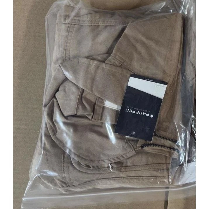 Propper Coverall Flyers CWU 27P 38L Beige AFTAN Zipper Front Sleeve Pocket - Image 4 of 4