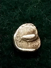 RARE ANCIENT GREEK Coin, AR Silver Obol, Lion / Bird, 6 mm, 0.23 gr