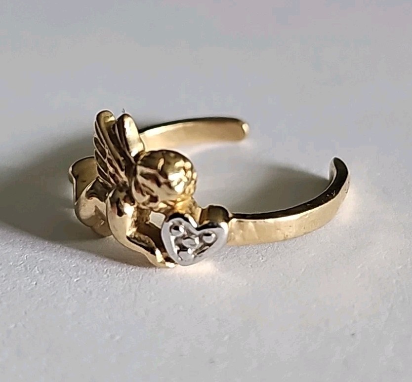 10K Solid Gold Designer Ring Not Scrap - image 4