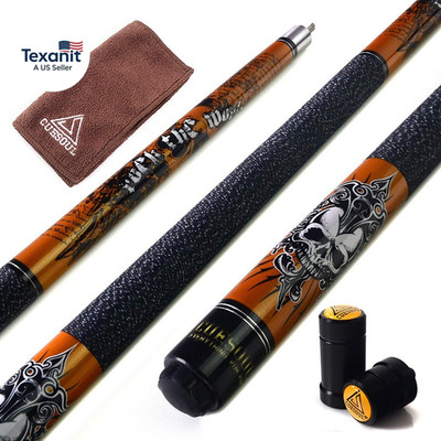 58 Inch 19/20/21 Oz 1/2 Maple Pool Cue Stick Kit-Rockin Series